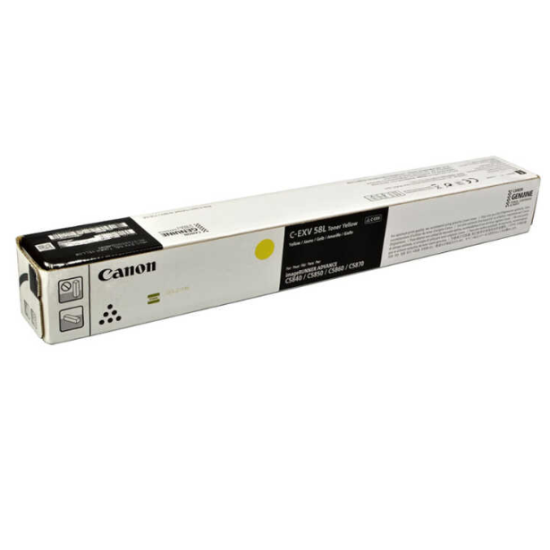 Canon C-EXV58L Orjinal  Sari Toner, IR-ADV DXC5800/5840I, 5850I,5860I,5870I,5880I