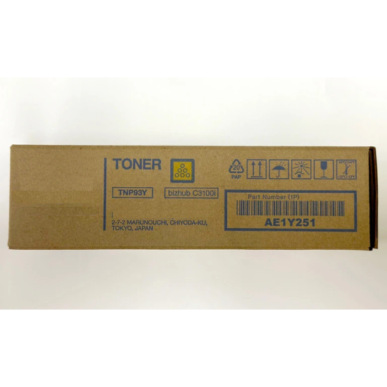 Konica Minolta TNP-93 Mavi Toner,Konica Minolta TNP93 Orjinal Toner,Konica Minolta Bizhub C3100i Toner