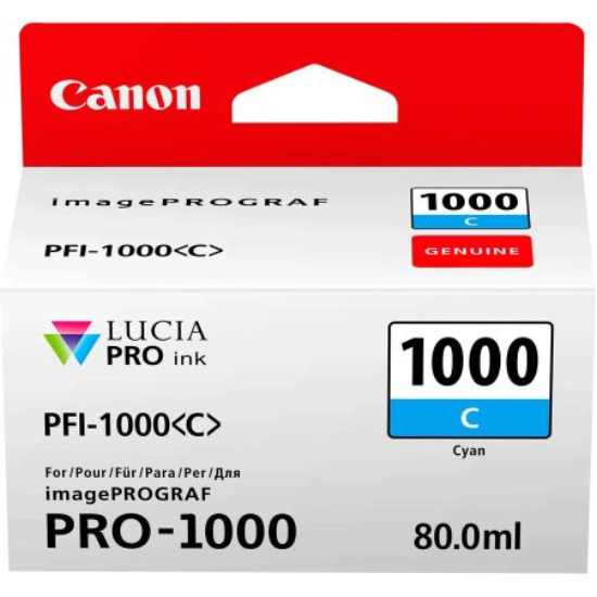 Canon PFI-1000 MBK Mat Siyah Orjinal Kartus-0545C001  