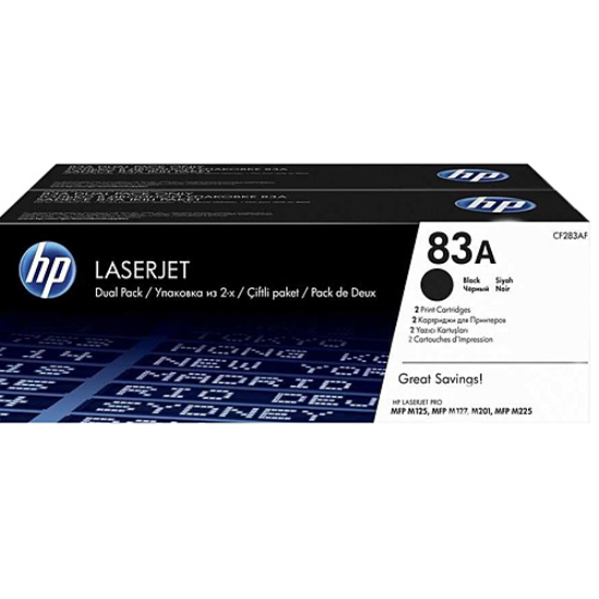 HP CF283AF Orjinal Toner-IKILI PAKETHP M125,M201,M225,M127 Orjinal Toner
