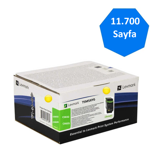 LEXMARK CS632 Muadil Sari Toner,CX635,75M5XY0