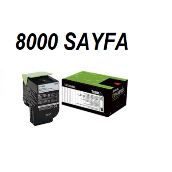 LEXMARK 708XK TONER,LEXMARK 708XK SIYAH TONER