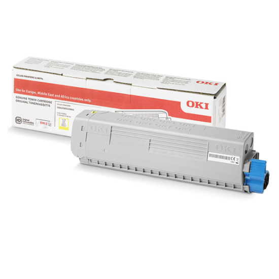 OKI C824 ORJINAL SARI TONER, 47095705,C834DNW, C844DNW,C824DN,