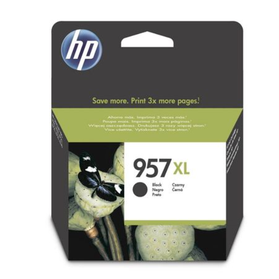 Hp 957XL-L0R40AE Siyah Orjinal Kartus Extra Yüksek Kapasiteli