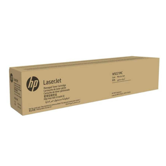 HP W9221MC MAVI MUADIL TONER, E78228dn