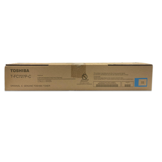 TOSHIBA T-FC727P-C MAVI MUADIL TONER,e-STUDIO 6527AC,7527AC