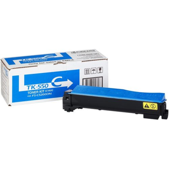 Kyocera TK-550 Mavi Toner,Kyocera TK550 Orjinal  TonerKyocera KM5200 Toner