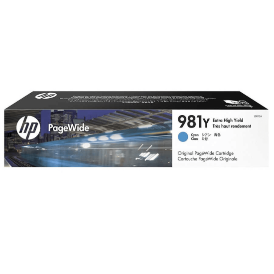 Hp 981Y- L0R13A Orjinal Mavi Kartus,E58650,MFP586,Color 556