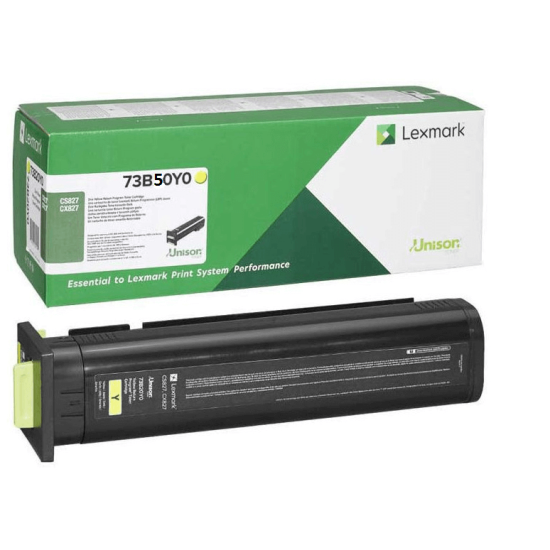 LEXMARK CX827 TONER,LEXMARK CS827 TONER,                                                               LEXMARK 73B50Y0 MUADIL SARI TONER