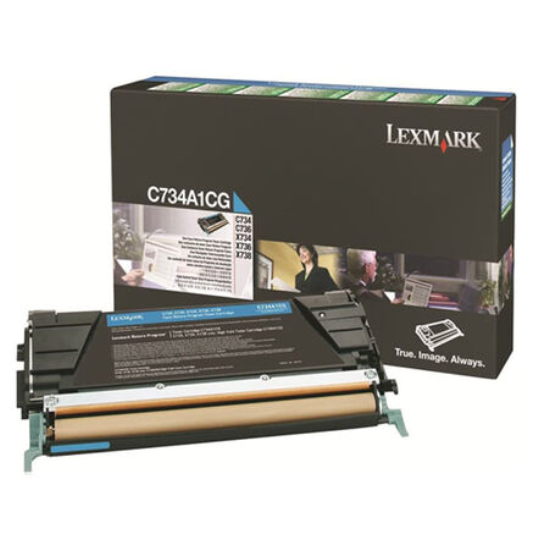 LEXMARK X734 TONER/LEXMARK 734 TONER/LEXMARK C734 SIYAH TONER C734A1CG TONER