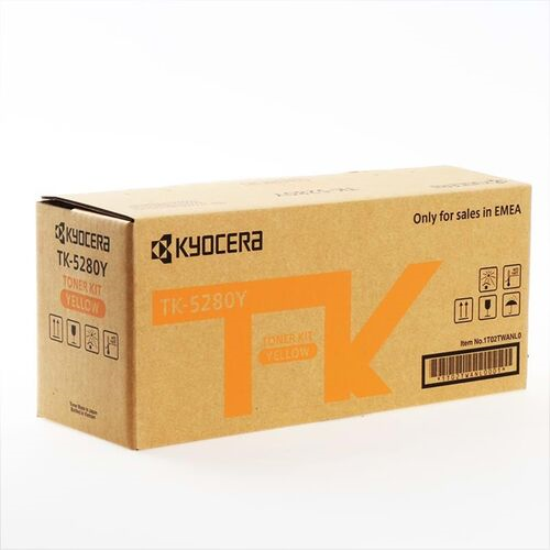 Kyocera TK-5280 Sari Toner,Kyocera TK5280 Orjinal  Sari Toner,Kyocera Ecosys P6235,M6235,M6635 Muadil Toner