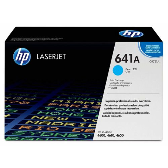 HP C9721A TONER/HP 641A MAVI TONER