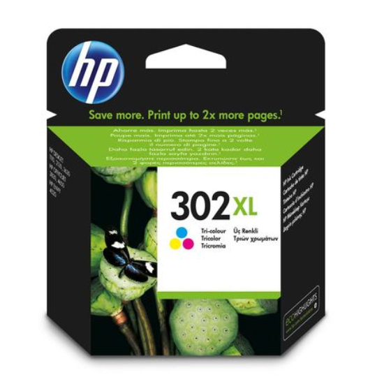 Hp 302XL-F6U67AE Renkli  Orjinal Kartus Yüksek Kapasiteli