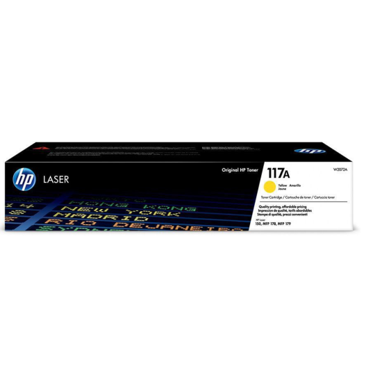 HP 117A-HP W2072A ORJINAL SARI TONER,M178