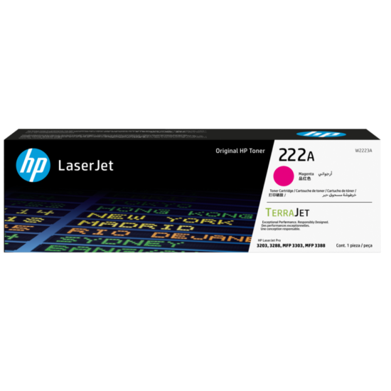 HP W2223A Orjinal Kirmizi Toner,Laserjet Pro 3201,3203,3204,3288,MFP3303,3388