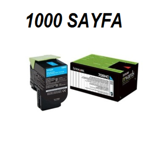LEXMARK CS310 TONER,LEXMARK 708 MAVI TONER,LEXMARK CS410 TONER