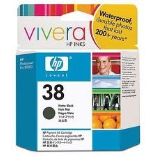 HP 38 C9412A Mat Siyah Orjinal Kartus