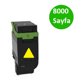 LEXMARK CX532 Muadil Sarı Toner,CX532,CS531,75M5HY0