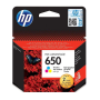 Hp 650-CZ102AE Renkli Orjinal Kartus