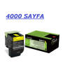 LEXMARK 808XY TONER,LEXMARK 808XY SARI TONER,LEXMARK CX510 SARI TONER