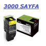 LEXMARK 808HY TONER,LEXMARK 808 SARI TONER