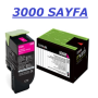 LEXMARK 808HM TONER,LEXMARK 808HM KIRMIZI TONER